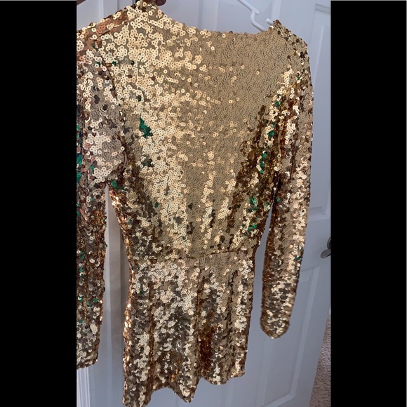 Custom gold sequin jumpsuit (Not included in Discount offer - Picture 4 of 16